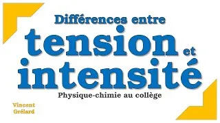 Miniature : La tension et l'intensité : quelles différences ? | Physique-Chimie au collège