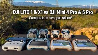 Miniature : DJI Lito 1 & X1 vs Mini 4 & 5 Pro : Comparatif, Présentation et Avis