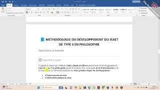 Miniature : COMMENTAIRE de TEXTE en PHILO- LE DEVELOPPEMENT - Sujet de type 3