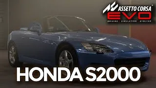 Miniature : Assetto Corsa EVO - ESSAI VOITURE - HONDA S2000 : SAUVAGE ET JOUEUSE