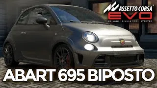 Miniature : Assetto Corsa EVO - ESSAI VOITURE - ABARTH 695 BIPOSTO : BELLE SURPRISE