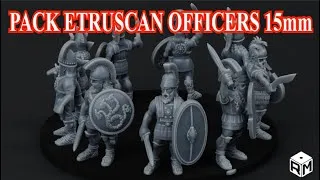 Miniature : ETRUSCAN OFFICERS RISE MINIATURES 15mm