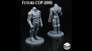 Miniature : Future COP 2000 [ NOT E-SWAT ARCADE SEGA ]
