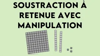 Miniature : Soustraction à retenue avec manipulation (version 2)