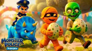 Miniature : Allons Aider les Dinos ! 🦖 | Monster Police Français | Chansons pour Enfants