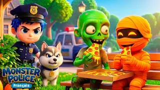 Miniature : Les Monstres sont de retour ! 🚨 | Monster Police Français | Chansons pour Enfants