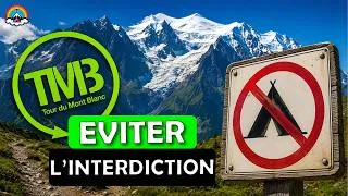 Miniature : Eviter l'INTERDICTION de bivouac sur le TMB ! (Tour du Mont-Blanc)