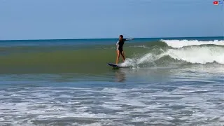 Miniature : MONTALIVET  🇲🇫 |  Surfing Belles Vagues d'Août |   Montalivet Surf TV