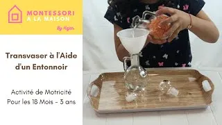 Miniature : Activité de Motricité : Transvaser avec un entonnoir