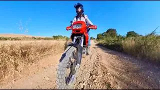 Miniature : HONDA DOMINATOR RD08 : Test offroad après grosse préparation