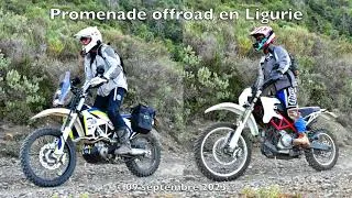 Miniature : Promenade Offroad en Ligurie - Husqvarna 701 enduro