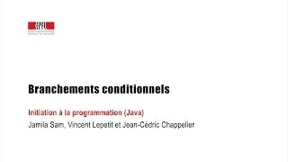Miniature : Branchements conditionnels
