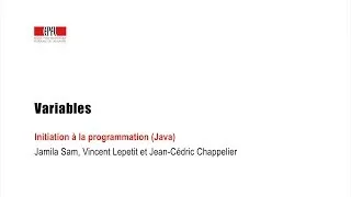 Miniature : Variables