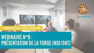 Miniature : Webinaire n°8 : Présentation de la forge (NSI/SNT)