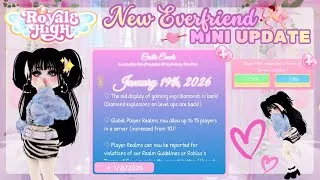 Miniature : 👑💎 ROYALE HIGH - MINI UPDATE EVERFRIEND 😍💕