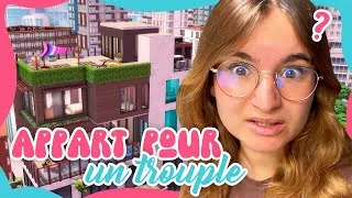 Miniature : ☾ Construire un appart pour un TROUPLE aléatoire ? 😲 | Challenge - SIMS 4 ☽