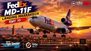 Miniature : FEDEX MD-11F LANDING MARRAKECH RWY 10 🇲🇦✈️ | TFDI MD-11 | MSFS 2024 | REALISTIC CARGO FLIGHT
