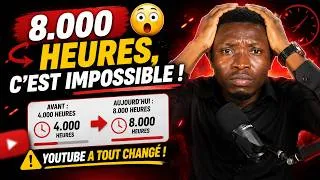 Miniature : De 4000 à 8000 Heures ? C'est IMPOSSIBLE sur YouTube !