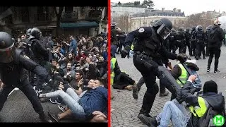 Miniature : QUAND les policiers sont violents... (violence policière, images choquantes, gilets jaunes)
