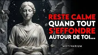 Miniature : Comment rester calme quand tout s'effondre autour de toi -routine stoïcienne