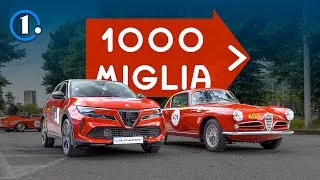 Miniature : Avec l'ALFA ROMEO JUNIOR, nous avons suivi Andrea et Davide Cironi aux 1000 Miglia !