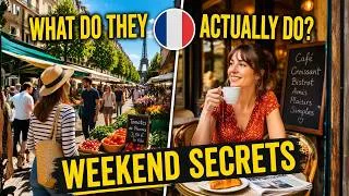 Miniature : What Do French People Do on Weekends? 🇫🇷 Essential Routine Vocabulary!