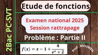 Miniature : Problème_Partie 2 ||Session Rattrapage 2025||2Bac PC/SVT