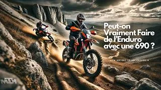 Miniature : KTM 690 Enduro R vs 300 EXC : Peut-on Faire de l’Enduro avec une Grosse Cylindrée ?