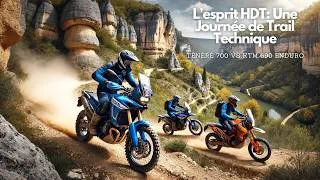 Miniature : Quand l’Esprit du HDT Retrouve les Chemins, Tenere 700 et KTM 690 enduro en Terrain Technique