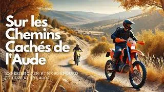 Miniature : Sur les Chemins Cachés de l'Aude : Expérience en KTM 690 Enduro et Suzuki DRZ 400 E