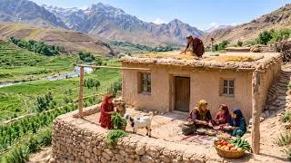 Miniature : Hard Rural Life in Afghanistan | Cooking Traditional Food Over a Wood Fire