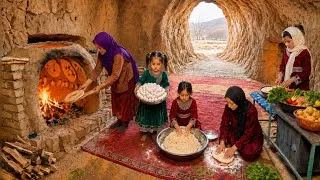 Miniature : Surviving in Afghanistan’s Ancient Mud House | Real Cooking & Daily Family Life
