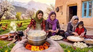 Miniature : Rural life in Afghanistan | Cooking traditional food in a mud house