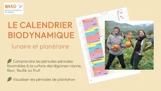 Miniature : Le Calendrier biodynamique lunaire du MABD : présentation