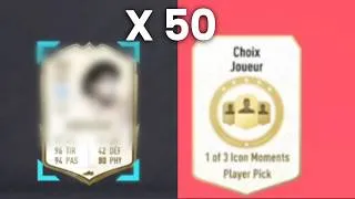 Miniature : 50 choix Icônes moments sur FIFA 20