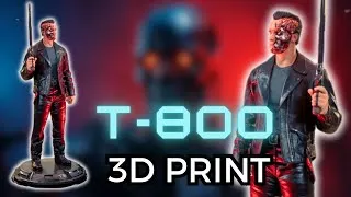 Miniature : Cet artiste revient avec une impression 3D Terminator 2 de dingue !! 