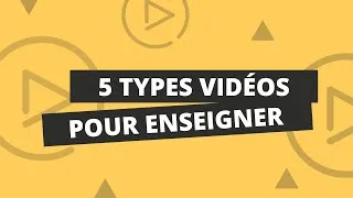 Miniature : 5 types de vidéos pour enseigner