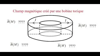 Miniature : Champ magnétique créé par une bobine torique