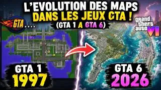 Miniature : L'Evolution des Maps dans les jeux GTA ! (GTA 1 a GTA 6)