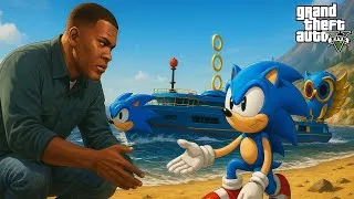 Miniature : FRANKLIN aide SONIC a REPARER son BATEAU sur GTA 5 !