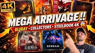 Miniature : MEGA ARRIVAGE de BLURAY, COLLECTORS ET STEELBOOK 4K 😱 • Fête de l'UNBOXING en ce 14 Juillet !!