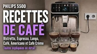Miniature : PHILIPS 5500 ☕ Toutes les boissons café testées 🤔 Quelles différences?