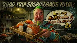 Miniature : Road Trip Sushi : 6 Cuisiniers, 0 Sushi dans l'assiette (tout est dans la rue)