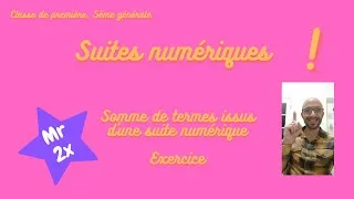 Miniature : Somme de termes issus d'une suite numérique