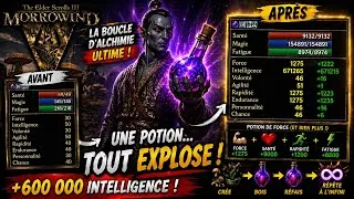 Miniature : Morrowind : L’astuce ALCHIMIE qui CASSE le jeu ! 🧪