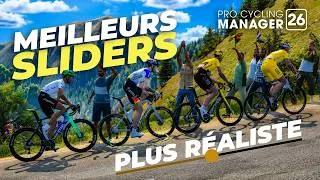 Miniature : PRO CYCLING MANAGER 26 : Les MEILLEURS SLIDERS pour PLUS DE RÉALISME !