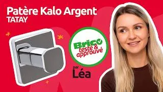 Miniature : Patère Kalo Argent - TATAY - Test et avis Brico-testeur