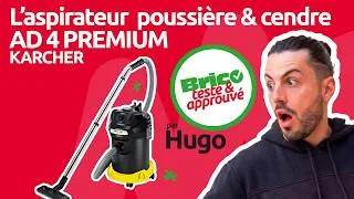 Miniature : Aspirateur poussière cendre AD4 Premium 17L 17kPa 600W - KARCHER - Test et avis Brico-testeur