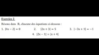 Miniature : correction exercice 2 chapitre équations inéquations livre adem dakar