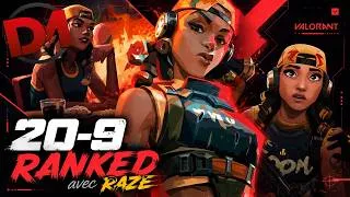 Miniature : VALORANT ► RANKED AVEC RAZE SUR FRACTURE